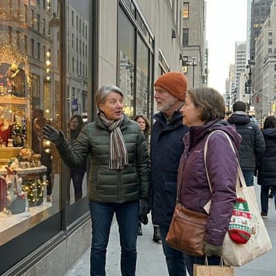 Private Walking Tour in New York Christmas Lights 2