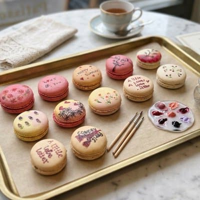 Fun Macaron Baking and Painting Class With Local Chef in Paris 2