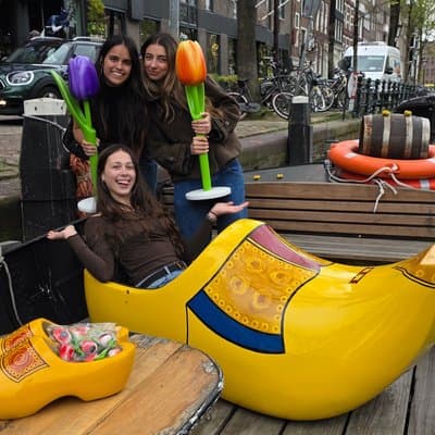 Amsterdam Clog Boat! Silent drive. Original boat ride... 2