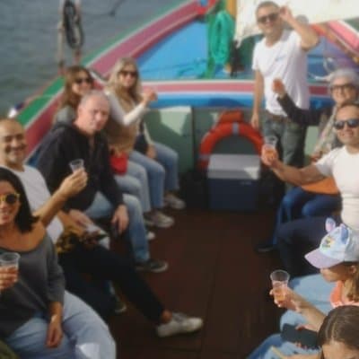 Cruise in Lisbon on the traditional boat of 1895 with drinks (2h)