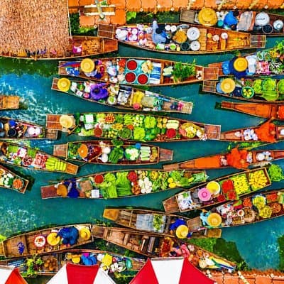 Bangkok: Floating Market, Maeklong Train Market & Dragon Temple 2